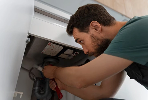 Plumber fixing pipes seattle